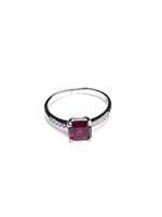 Anello Stocco Gioielli Donna in Oro bianco Zircone ANS 105 - ANS 105